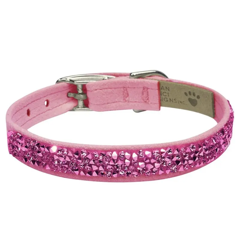Susan Lanci Pink Crystal Rock Collection Collar