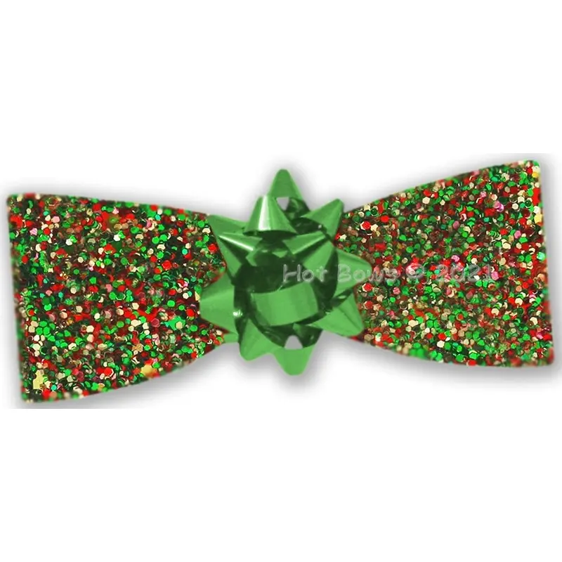 Wrapped Up Hair Bow in Green