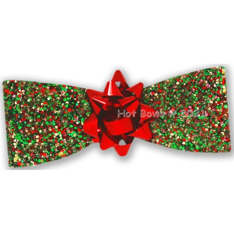 Wrapped Up Hair Bow in Red