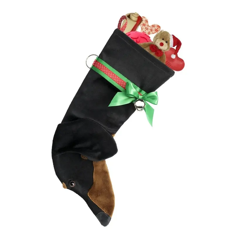 Black & Tan Dachshund Decorative Dog Christmas Stocking