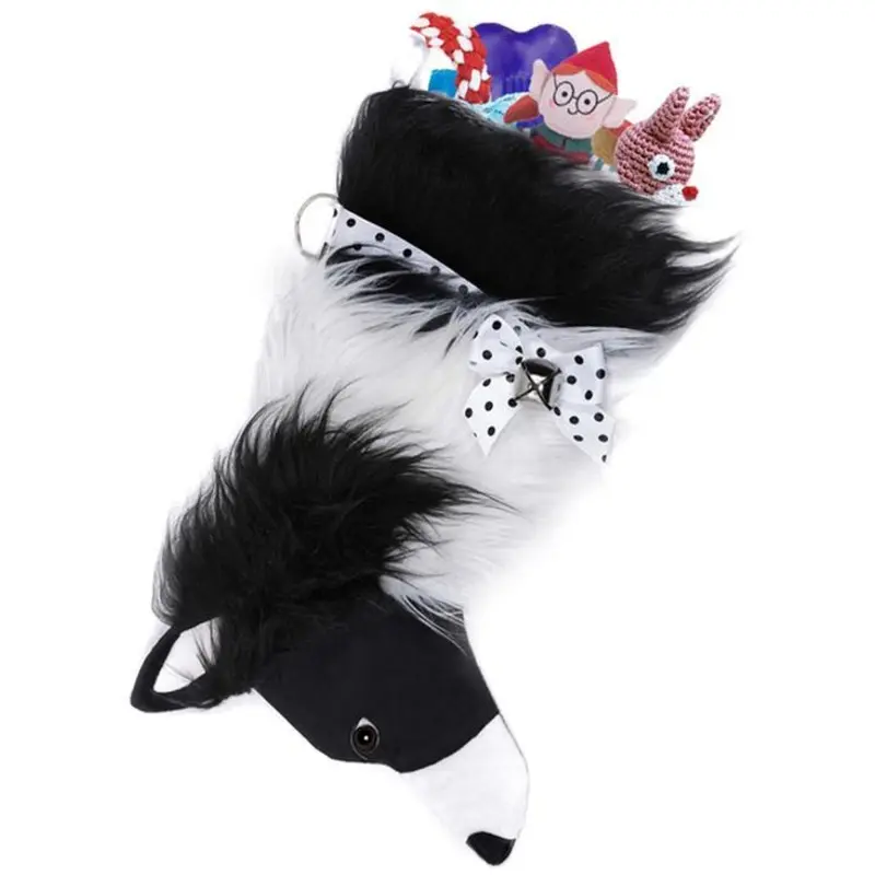 Border Collie Decorative Dog Christmas Stocking