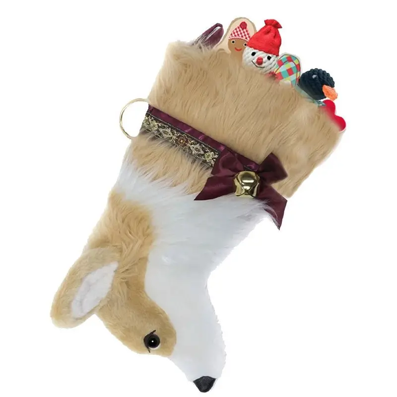 Corgi Decorative Dog Christmas Stocking