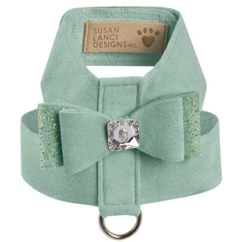 Susan Lanci AB Crystal Stellar Big Bow Tinkie Harness in Mint