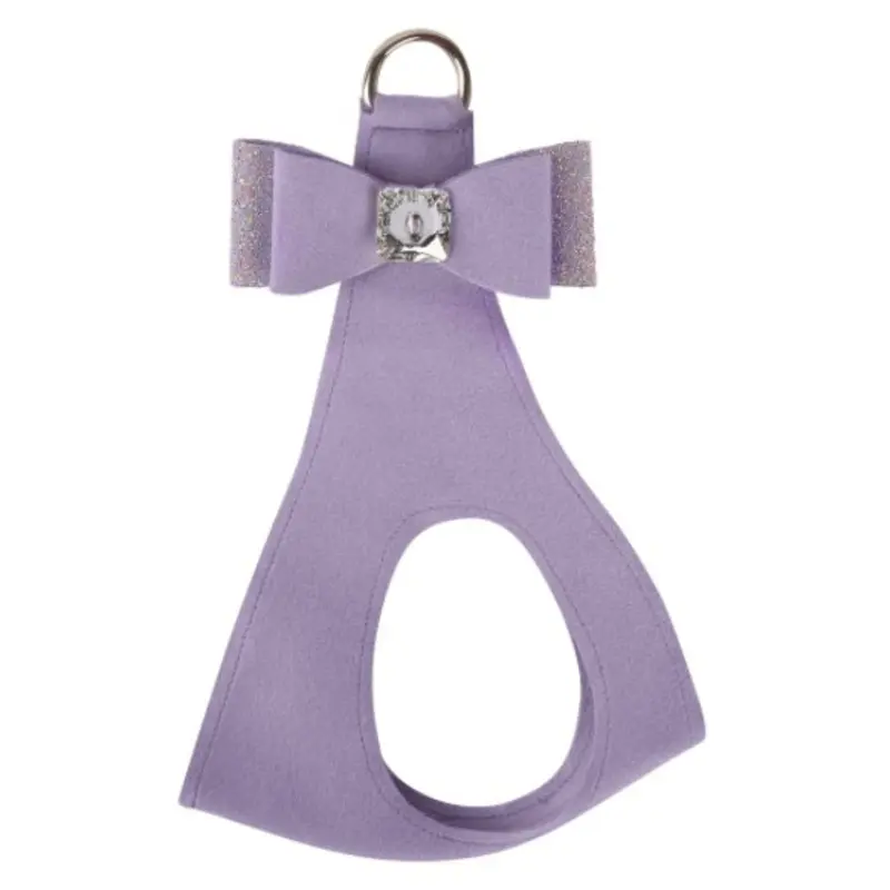 Susan Lanci AB Crystal Stellar Big Bow Step in Harness in French Lavender