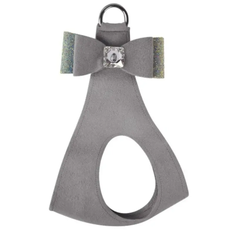 Susan Lanci AB Crystal Stellar Big Bow Step in Harness in Platinum
