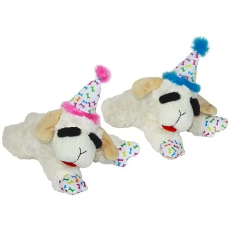 Birthday Hat Lamb Chop - Assorted Colors