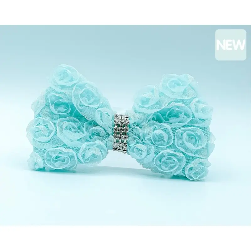 Furever Roses Hair Bow - Audrey
