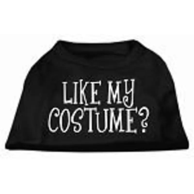 Like My Costume Screen Print Shirt - Black