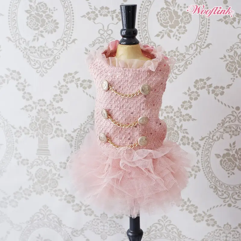 Wooflink Holiday Ready Dress - Pink