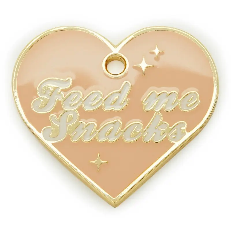 Feed Me Snacks Pet ID Tag