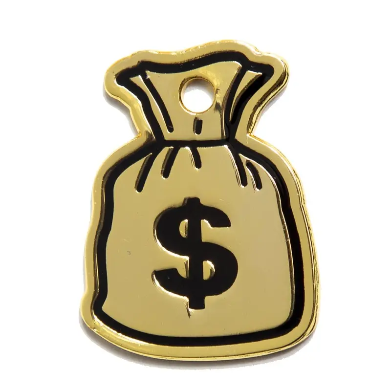 Money Bag Pet ID Tag