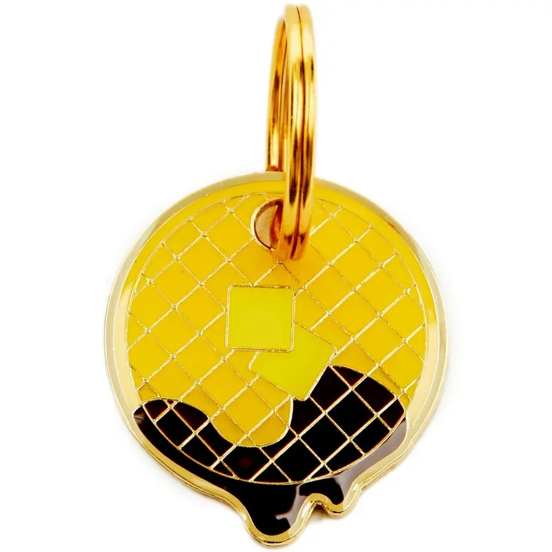 Waffle Pet ID Tag