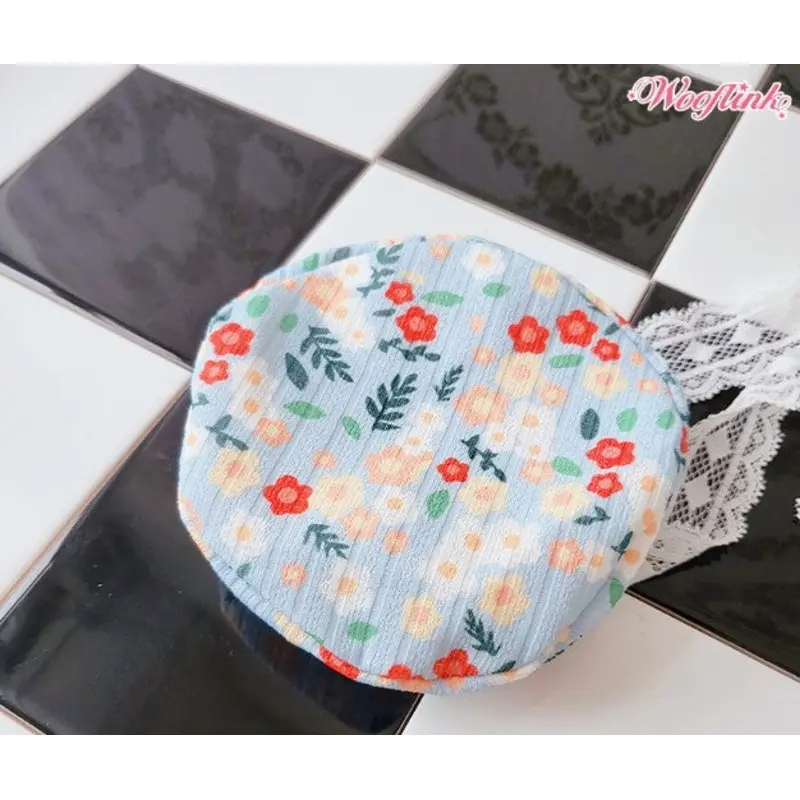 Wooflink Blooming Flowers Beret - Blue