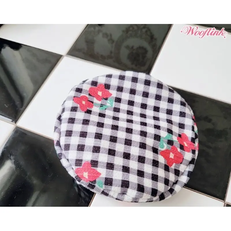 Wooflink Life is Better with Flowers Beret - Black