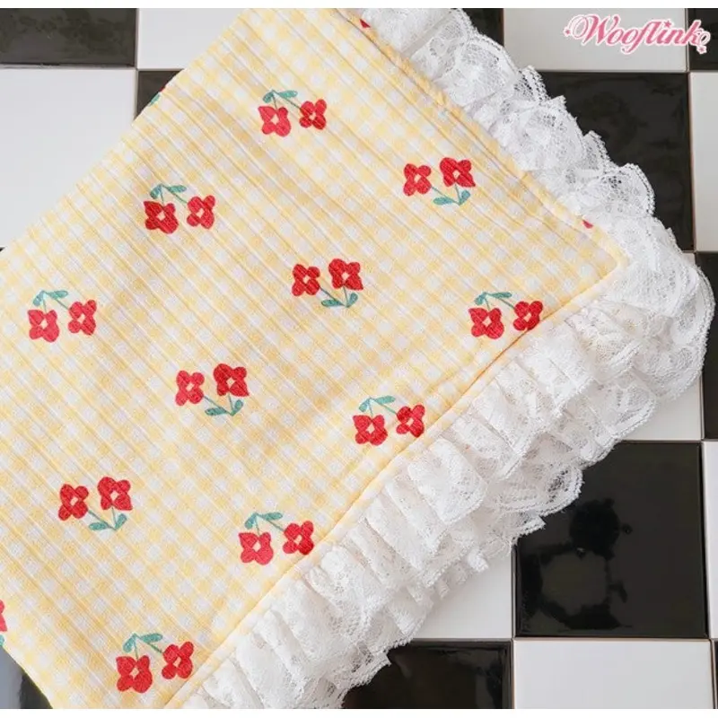 Wooflink Life is Better with Flowers Blanket - Yellow