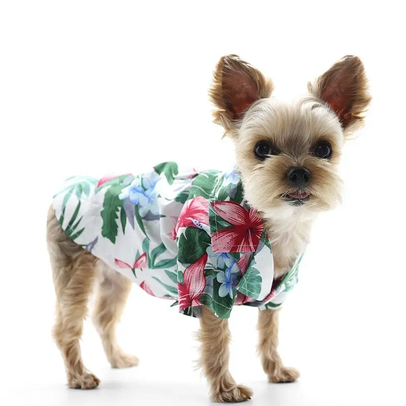 Tropical Island Shirt White