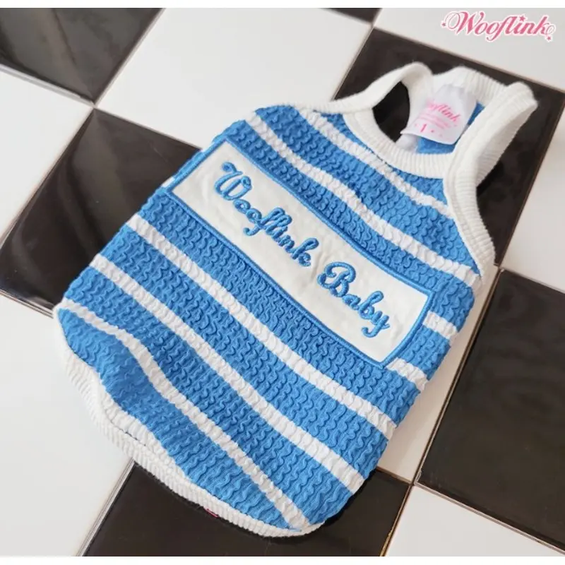 Wooflink Summer Vacation Top - Blue