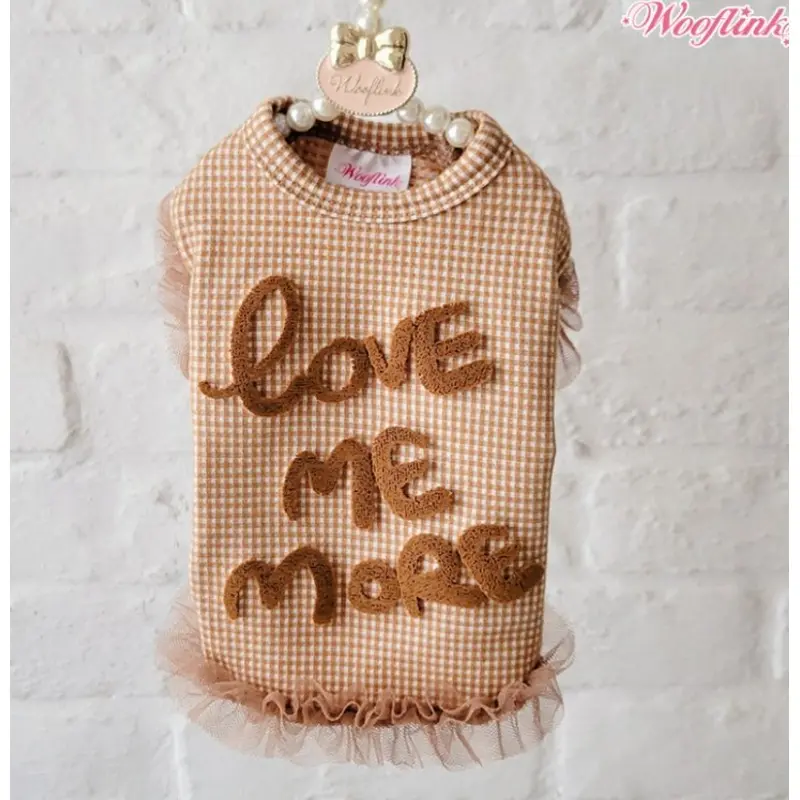 Wooflink Love Me More Top - Chocolate