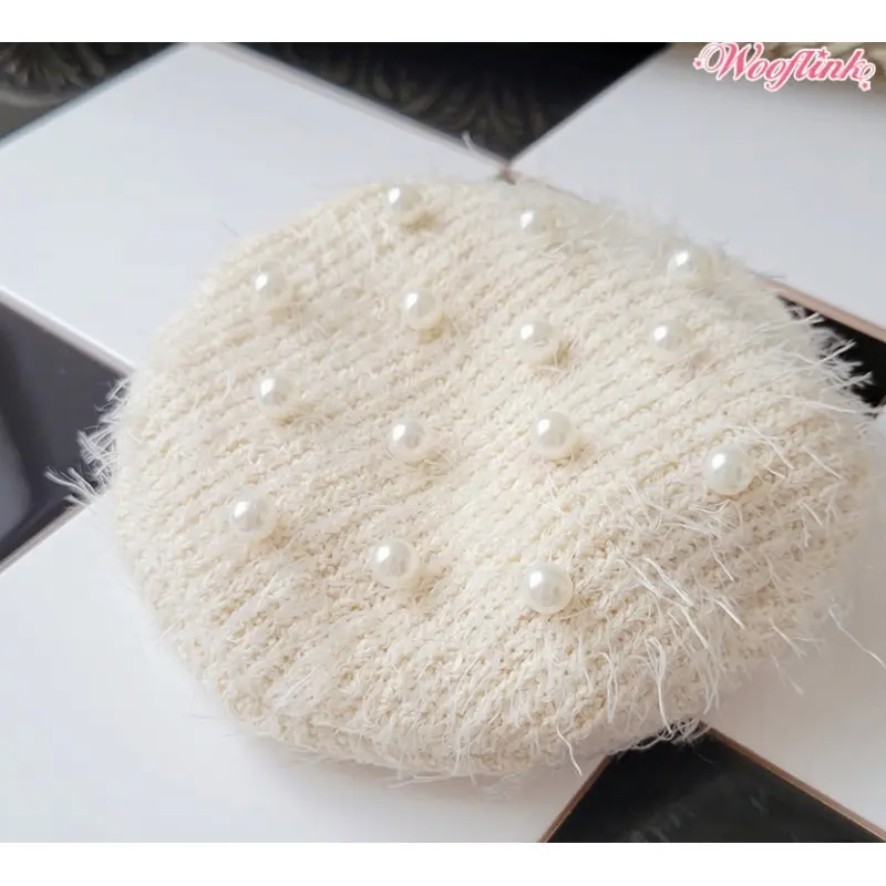 Wooflink Sprinkles Beret - Cream
