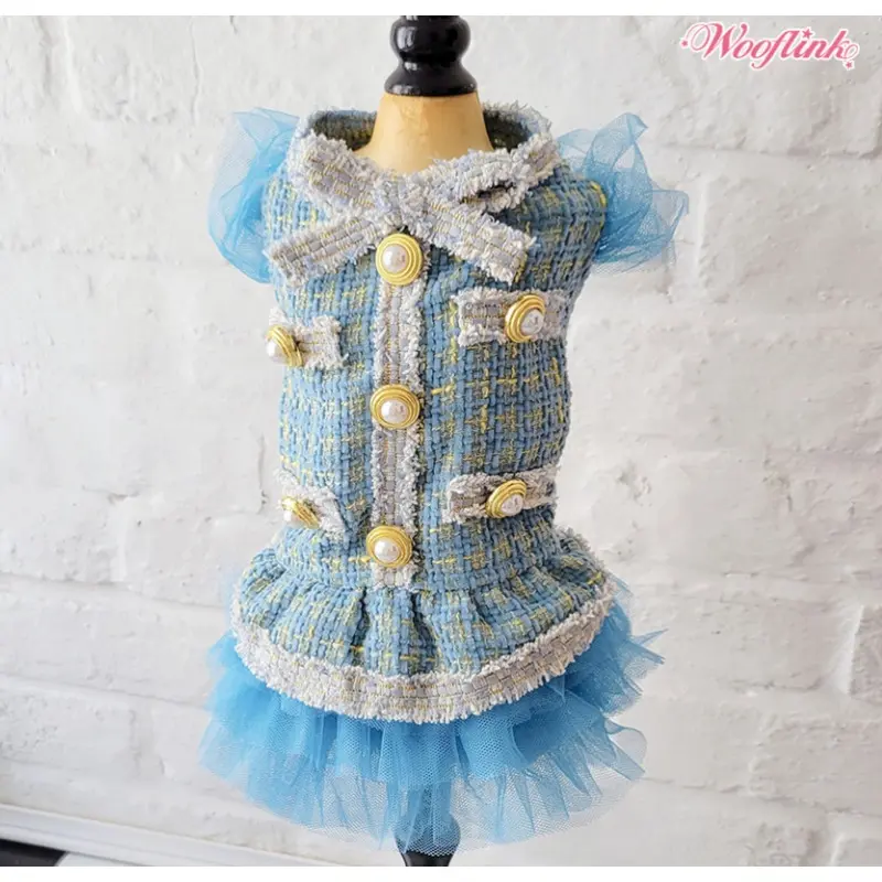 Wooflink Tea Party Dress - Blue