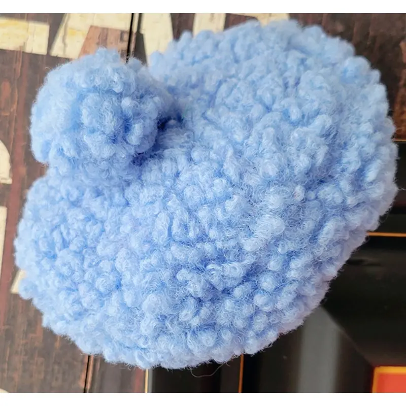 Wooflink Vivid Winter Beret in Blue