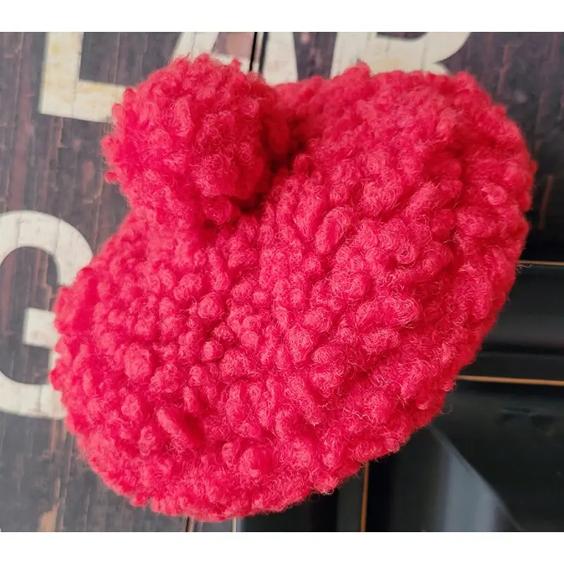 Wooflink Vivid Winter Beret in Red