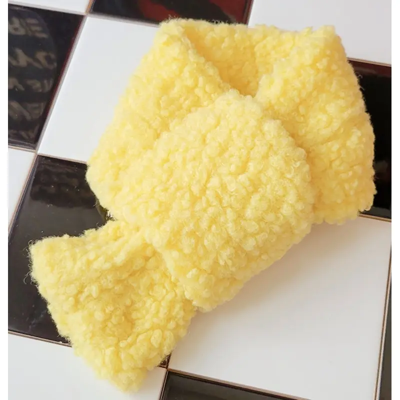 Wooflink Vivid Winter Scarf in Yellow