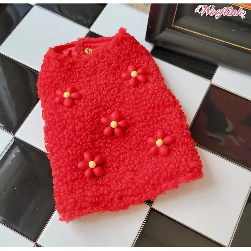 Wooflink Vivid Winter Coat in Red