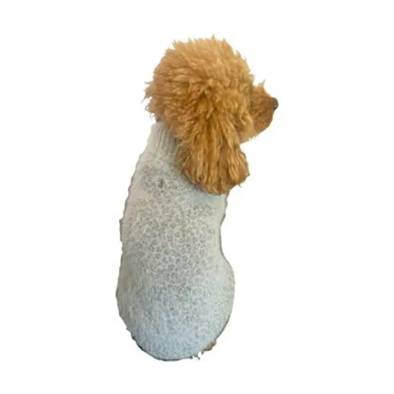 Baby Cheetah Furry Sweater in Gray