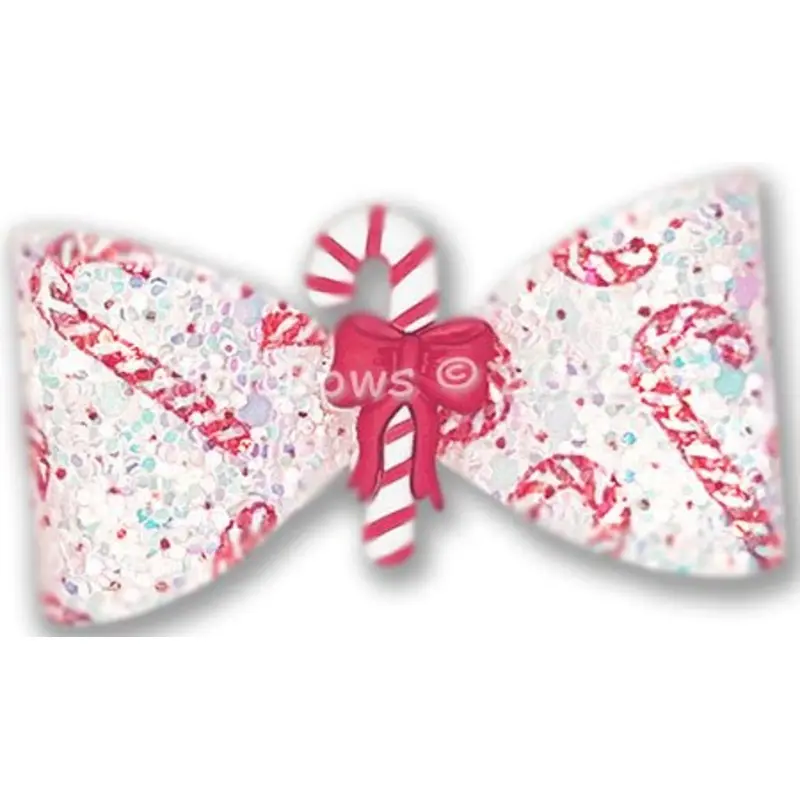 Candy Cane Lane Hair Bow