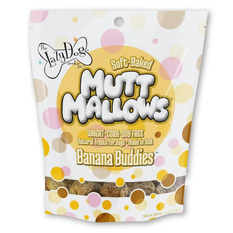 Mutt Mallows Banana Buddies Soft Baked Dog Treats