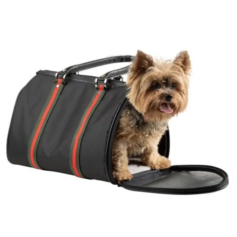 Duffel Carrier - Black with Stripe