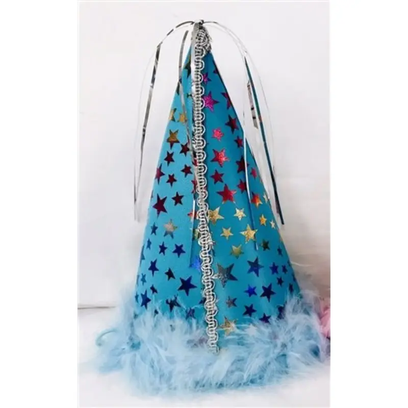 Blue Star Party Hat
