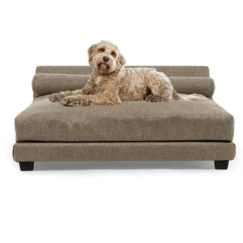 Club Nine Pets Roma Orthopedic Dog Bed in Earth