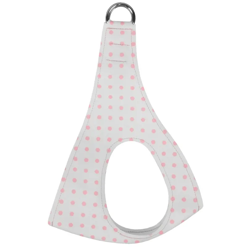 Susan Lanci Puppy Pink Polka Dot Step in Harness