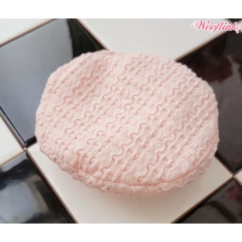 Wooflink Cotton Candy Summer Beret in Pink