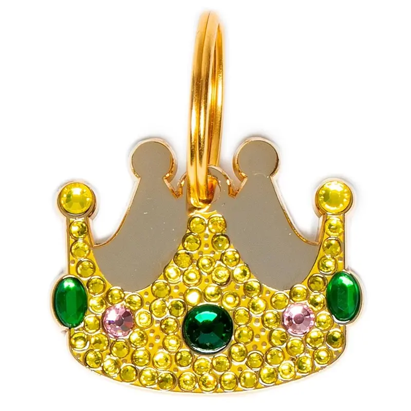 Bling Crown Pet ID Tag