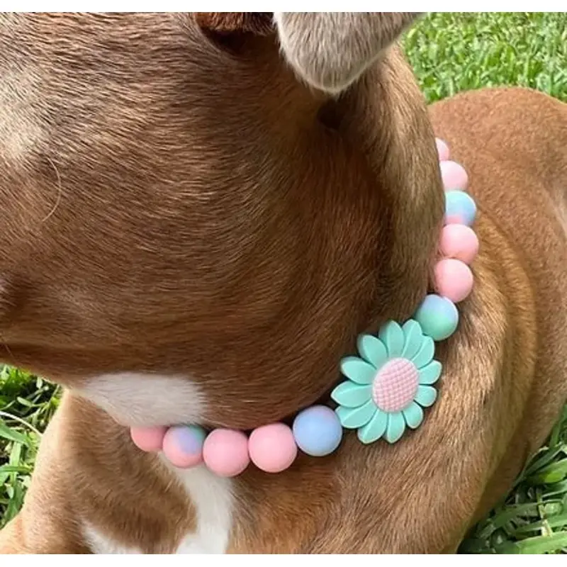 Miss Marguerite Beaded Pet Collar