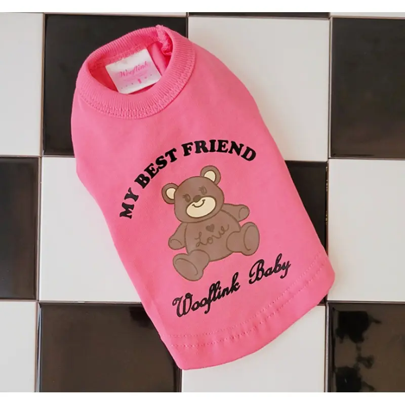 Wooflink My Best Friend T-Shirt - Pink