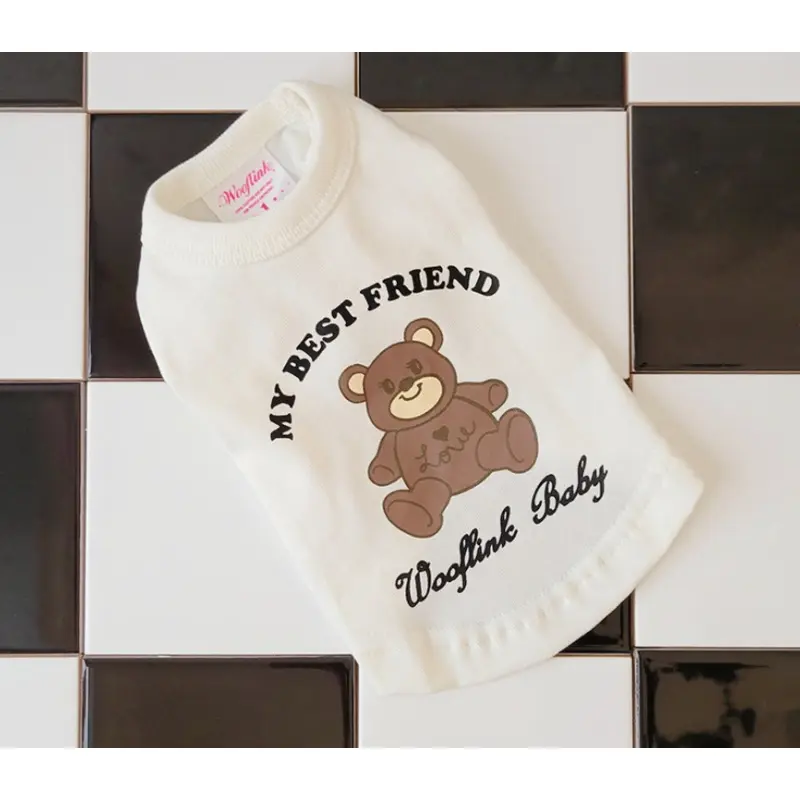 Wooflink My Best Friend T-Shirt - White