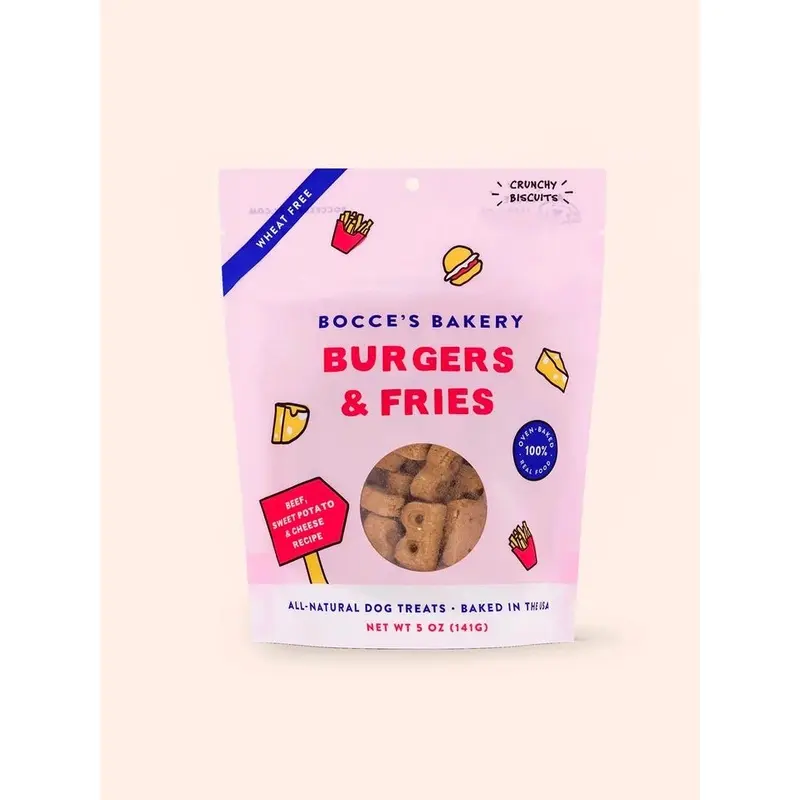 Bocce's Bakery Burgers & Fries Treat
