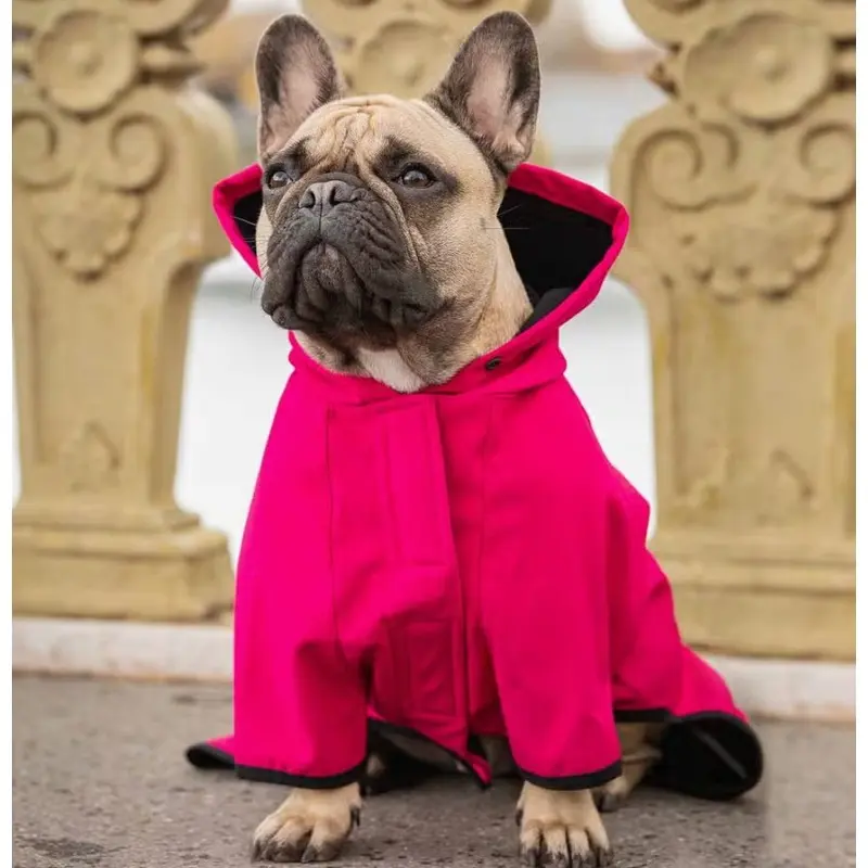 Hooded Softshell Waterproof Jacket in Pink