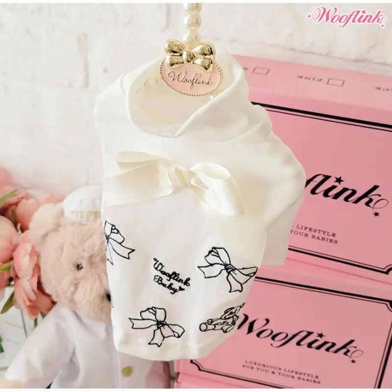 Wooflink Baby Turtleneck - White