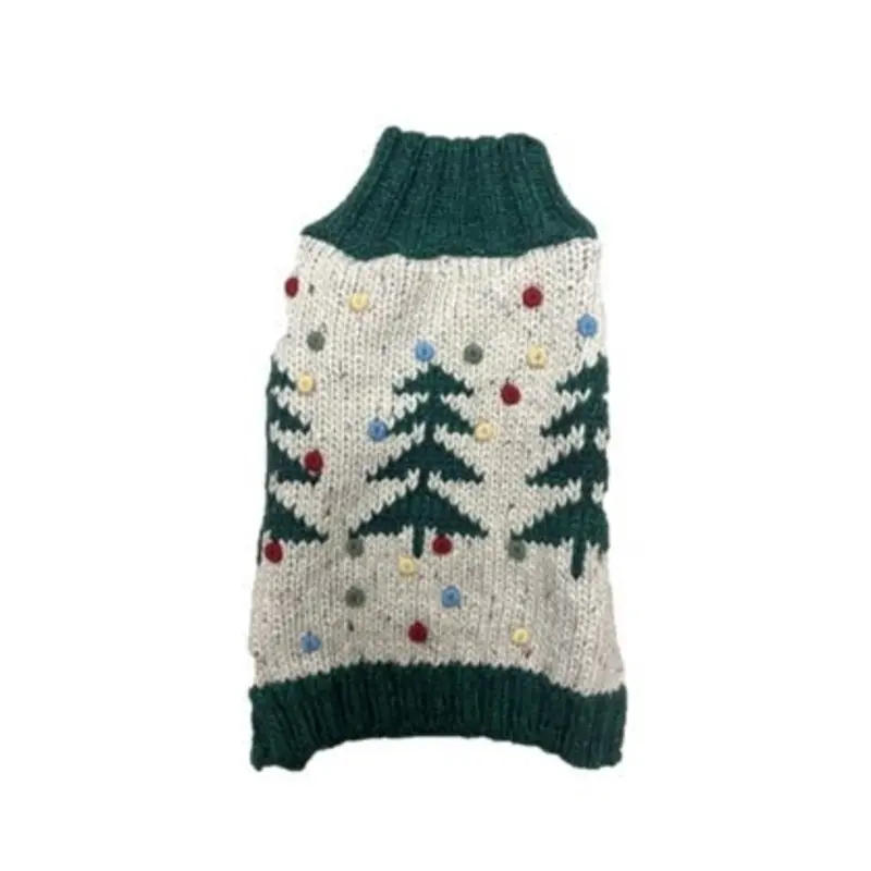 Fuzzy "Three Trees" Sweater