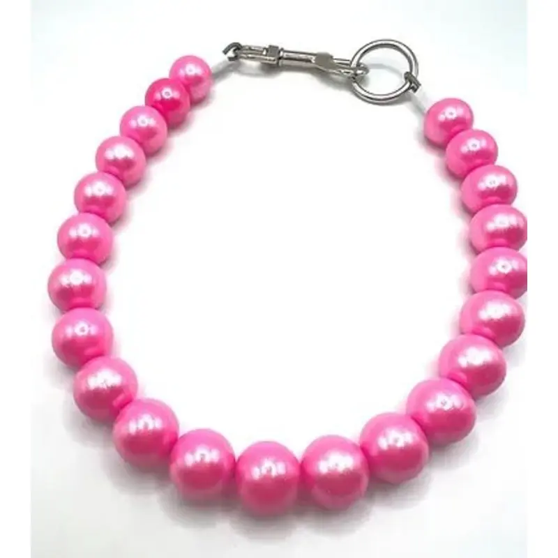 Bubblegum Pink Opal Glam Pet Collar