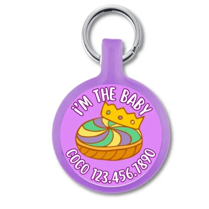 I'm The Baby King Cake Id Tag