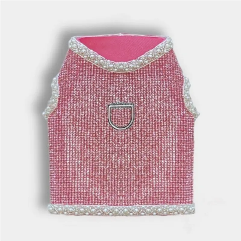 Imperial Crystal Dog Harness in Prima Donna