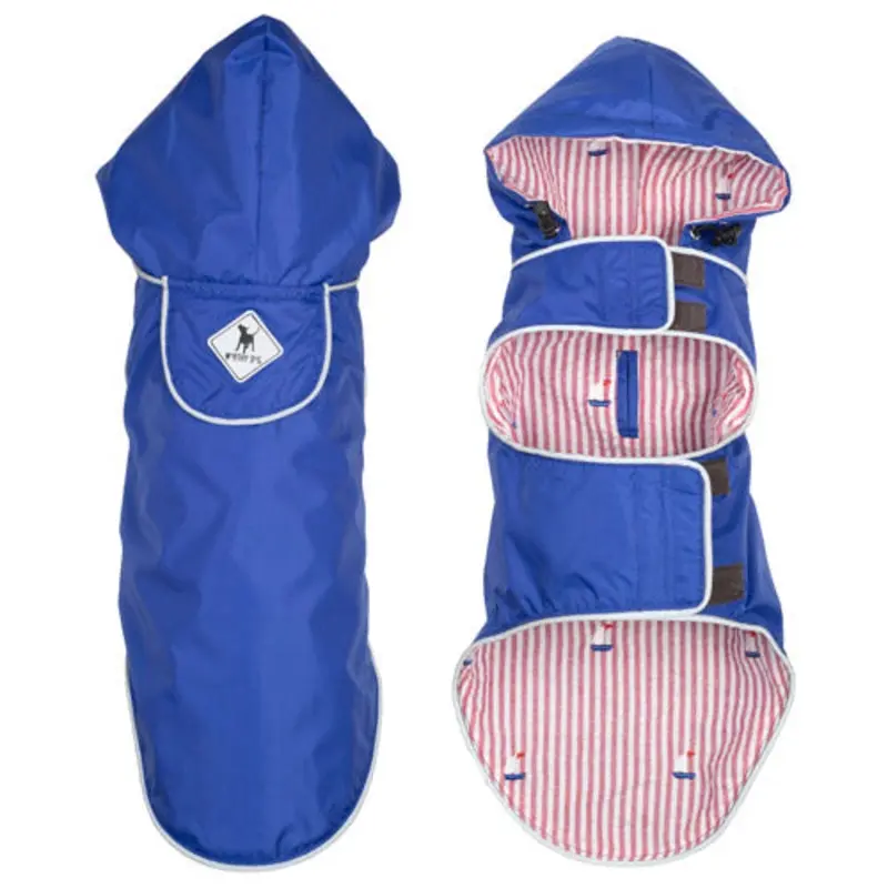 Sailboat Slicker Jacket in Blue
