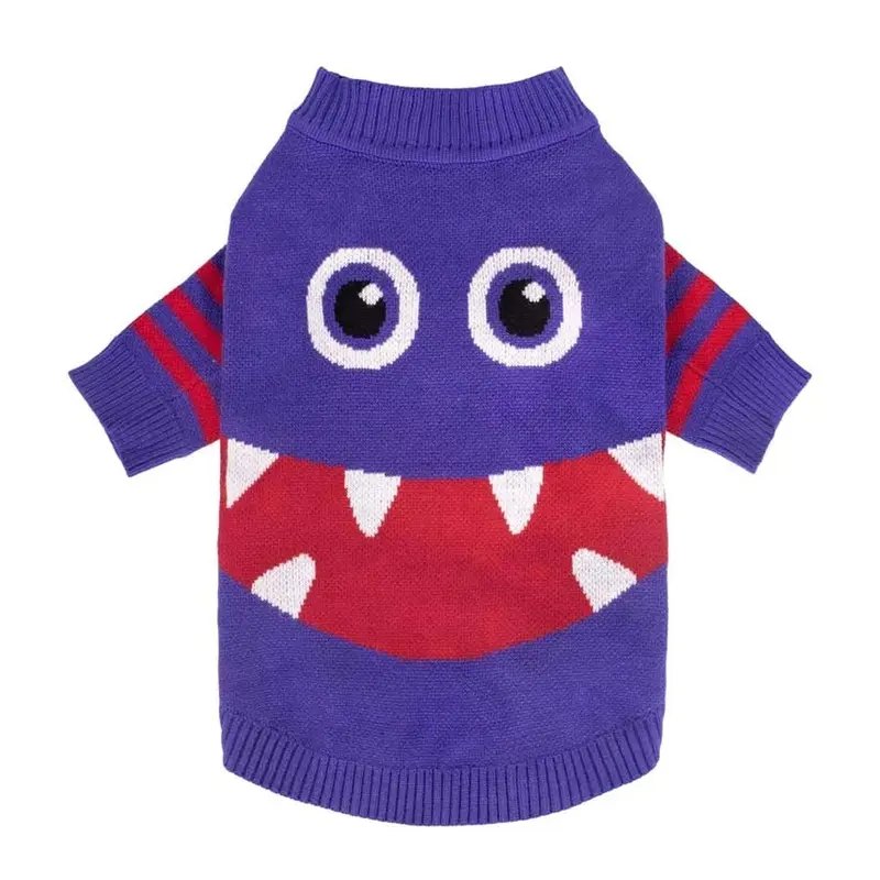 Purple Monster Halloween Sweater