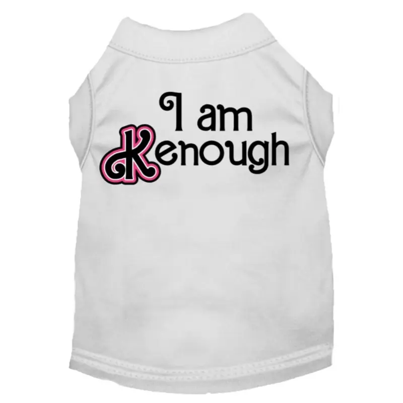 I Am Kenough Shirt in White
